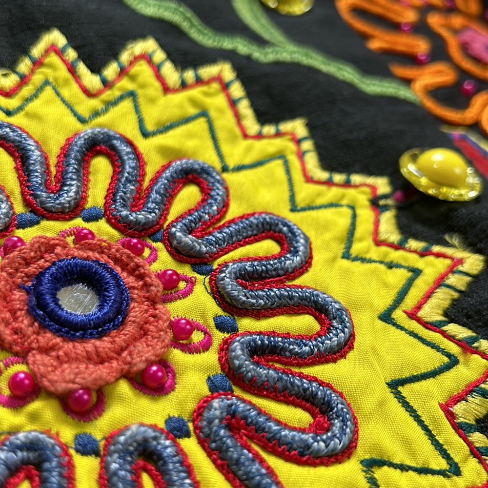Vintage Anage Embroidered Multi Colored Jacket - Picture 3 of 7